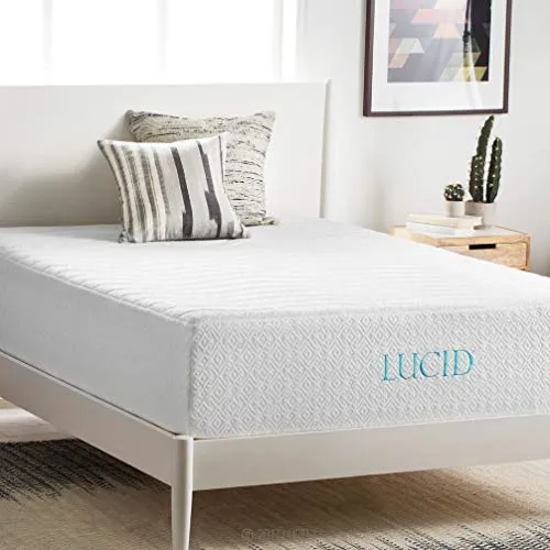 14 Inch Plush Memory Foam Mattress - Ventilated CertiPUR-US Certified