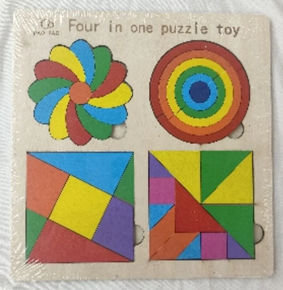 4 in 1 puzzle learning board