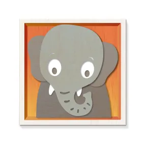 BeginAgain Paint & Stack Puzzlers - Elephant