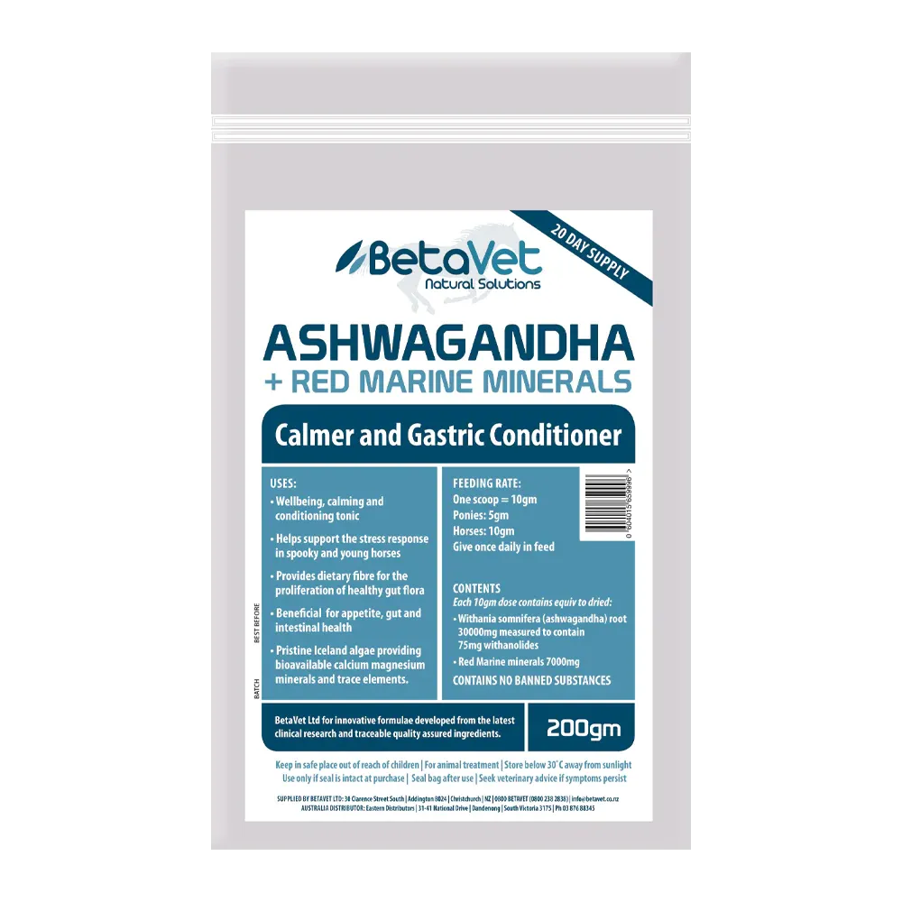 Betavet Ashwagandha   Red Marine Minerals