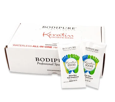 Bodipure Keratin Foot Sock Natural Moisturising Treatment - Professional