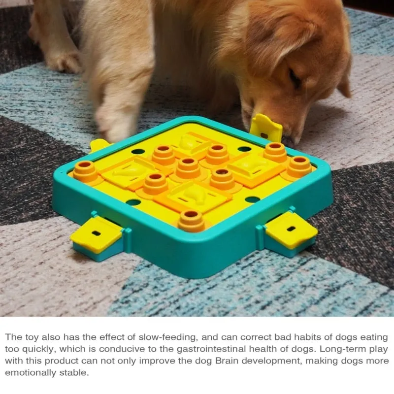 Canine Genius: Level Up with our 3-in-1 Advanced Dog Puzzle Toy for Mental Stimulation and Treat Rewards!