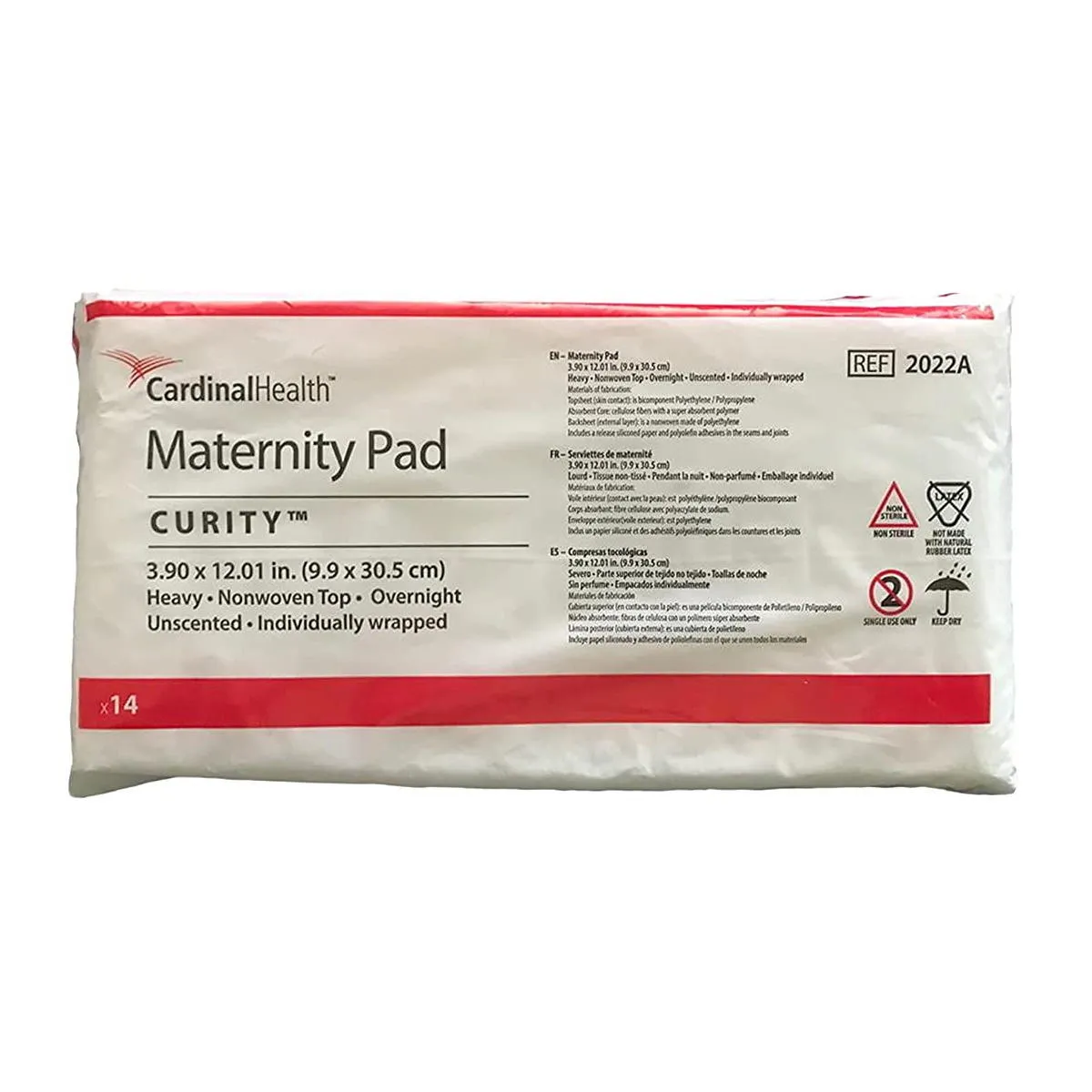 Cardinal Health Curity OB Maternity Pad, Heavy