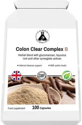 Colon Clear Complex B - Herbal Colon Care for Optimal Digestive Health