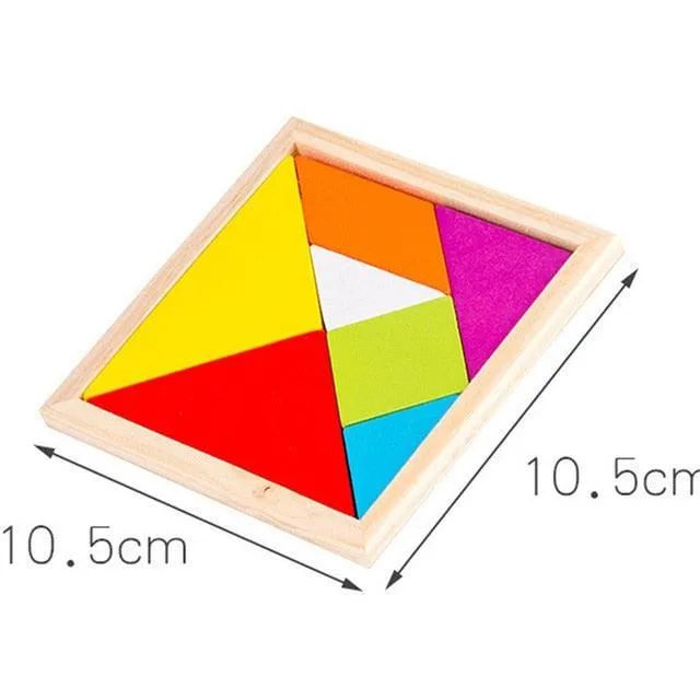 Colorful 3D Tangram Puzzle: Ignite Creativity and Learning