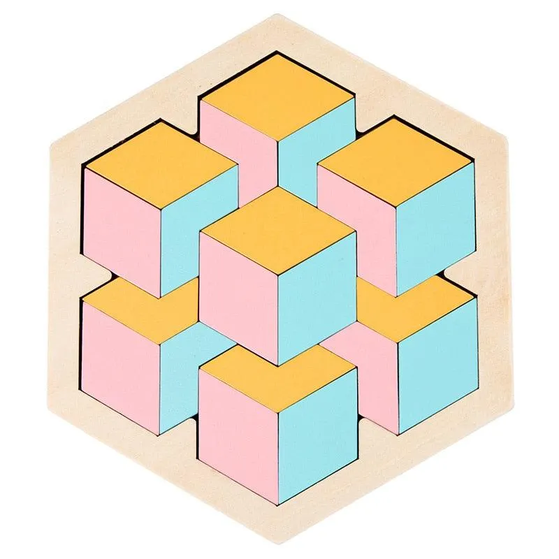 Colorful 3D Tangram Puzzle: Ignite Creativity and Learning