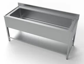 Combisteel Extra Wide Single Pot Wash Catering Sink 1800mm - 7333.1310