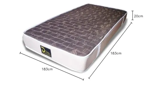 Deep Rest Ortho Bonnel Spring Mattress Medium Comfort - (72 X 72 X 8 Inches)