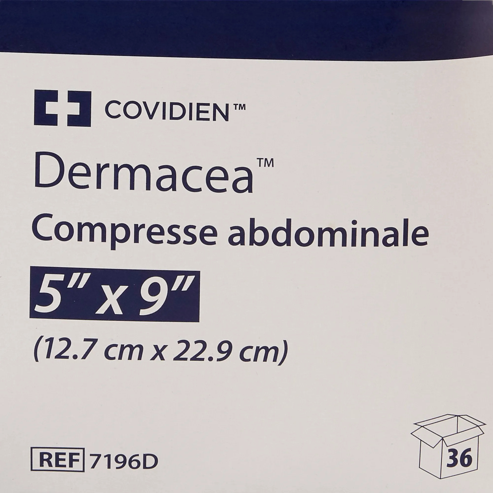 Dermacea™ Sterile Abdominal Pad, 5 x 9 Inch