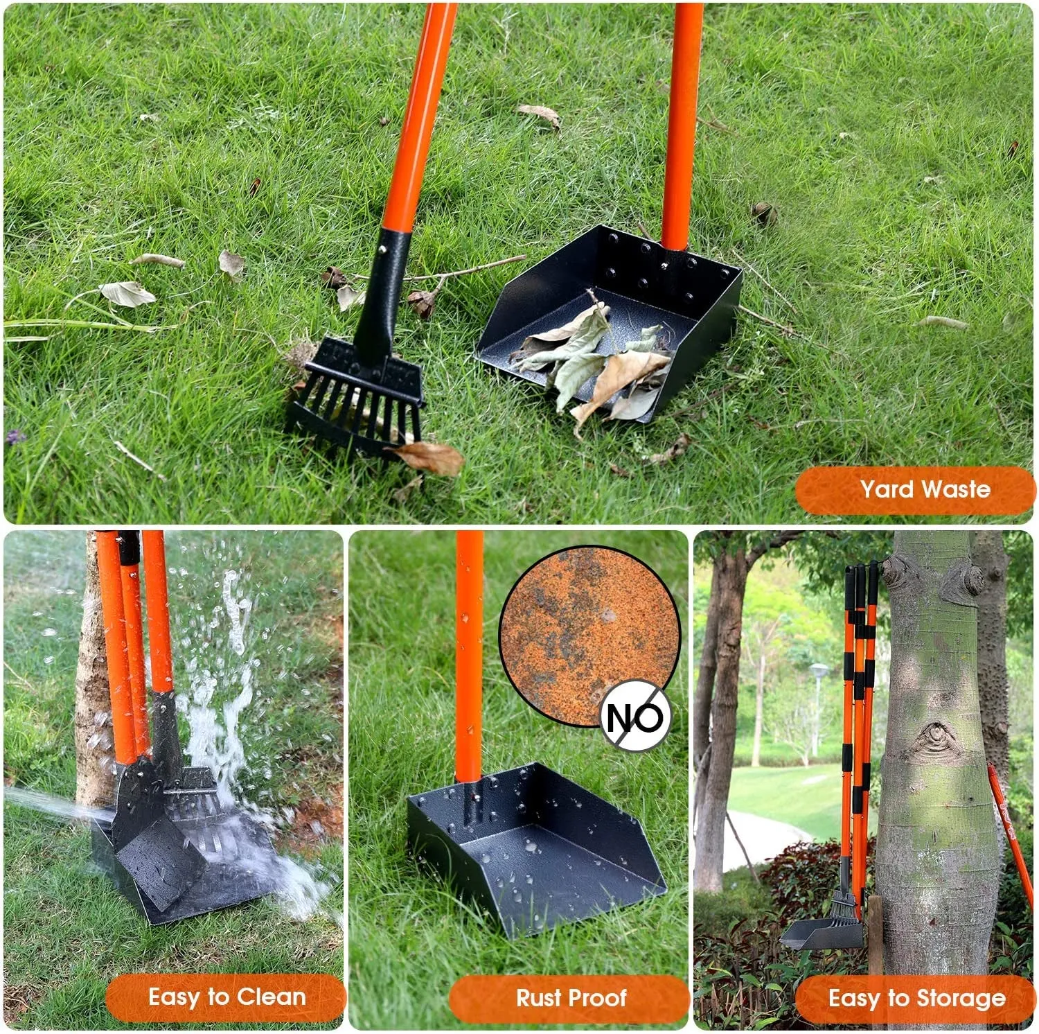 Detachable Long Handle Dog Poop Scooper