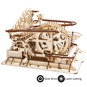 DIY Marble Run Game Laser Cutting 3D Wooden Puzzle Game