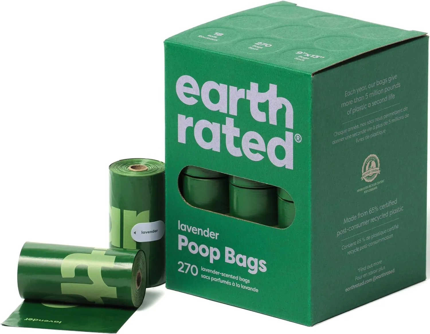 Dog Poop Bags - Leak-Proof and Extra-Thick Pet Waste Bags for Big and Small Dogs - Refill Rolls