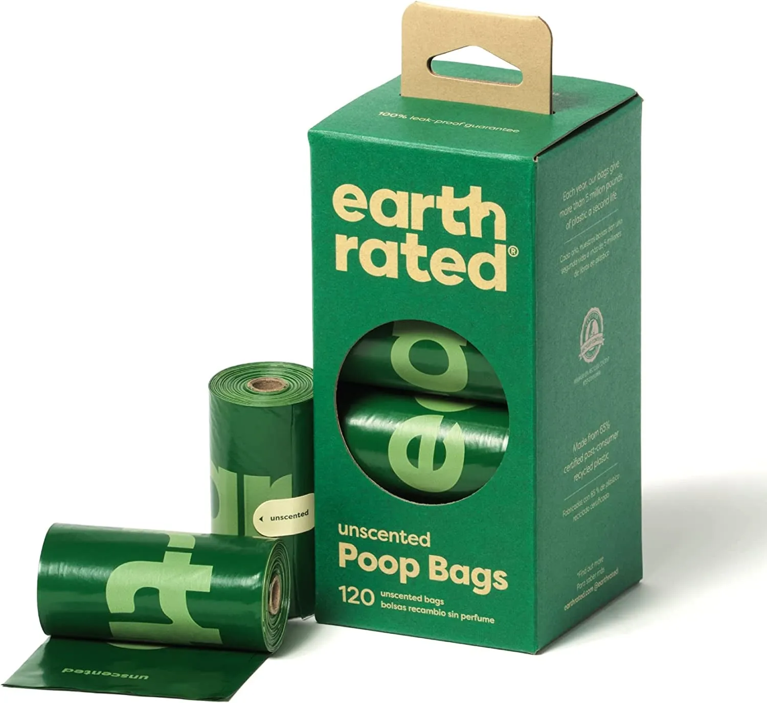 Dog Poop Bags - Leak-Proof and Extra-Thick Pet Waste Bags for Big and Small Dogs - Refill Rolls