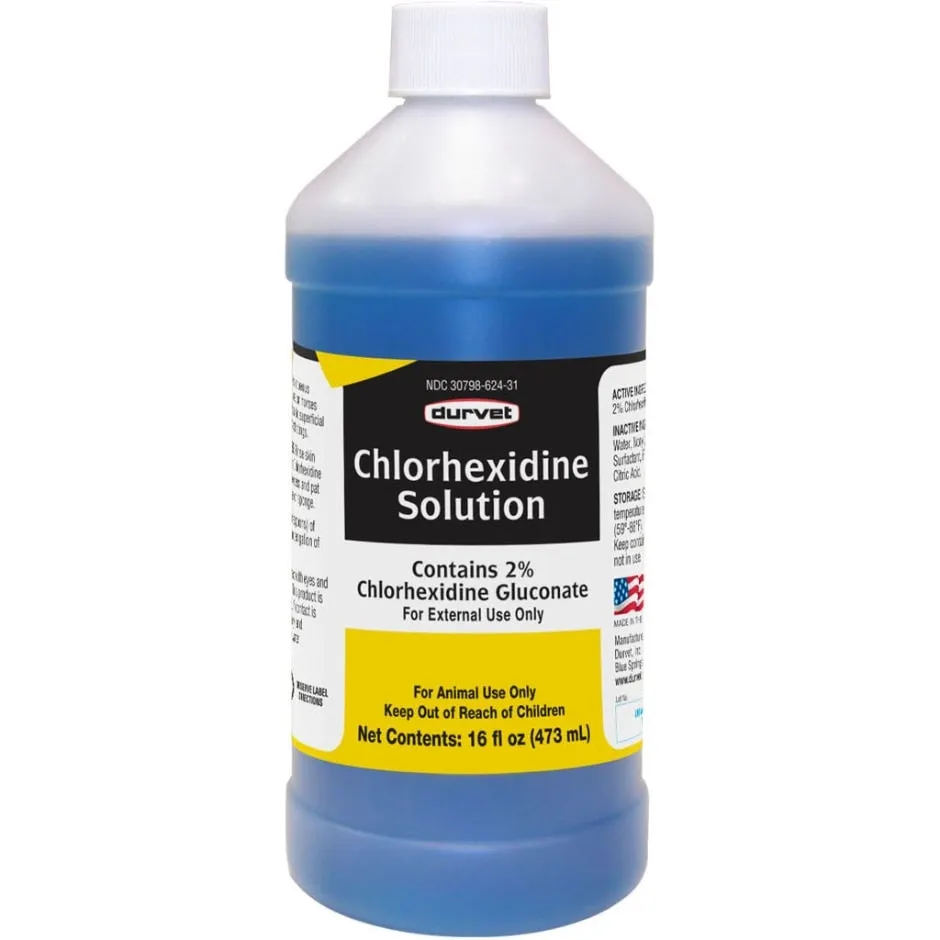 DURVET CHLORHEXIDINE GLUCONATE 2% SOLUTION