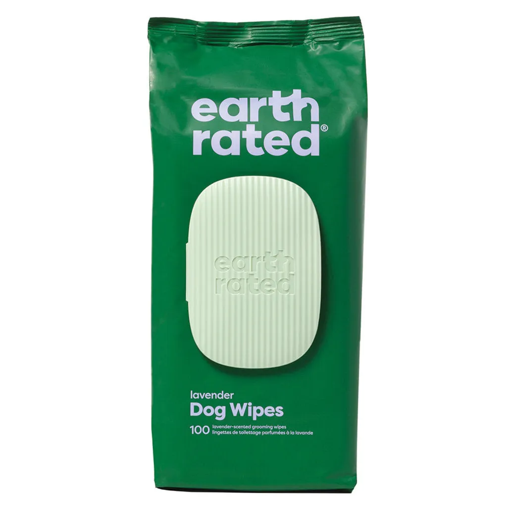 Earthrated - Certified Compostable Grooming Wipes -  Unscented (100ct)