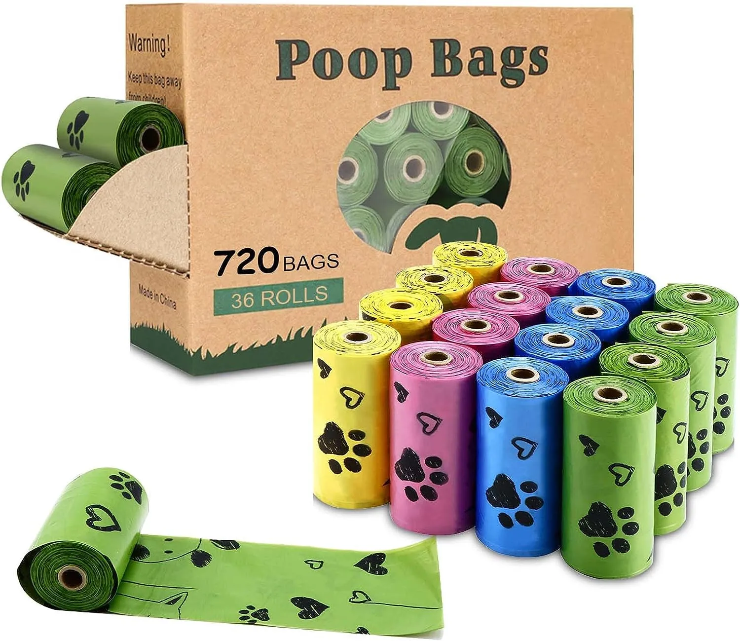 Eco-Friendly Biodegradable Dog Poop Bags - Meet Paw-sitive Pick-Up! 🐾🌿