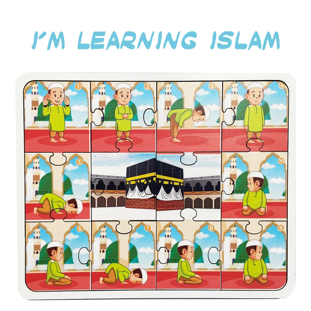 Educational Toy Salaah Teaching Puzzle Boy 16x20cm MB46