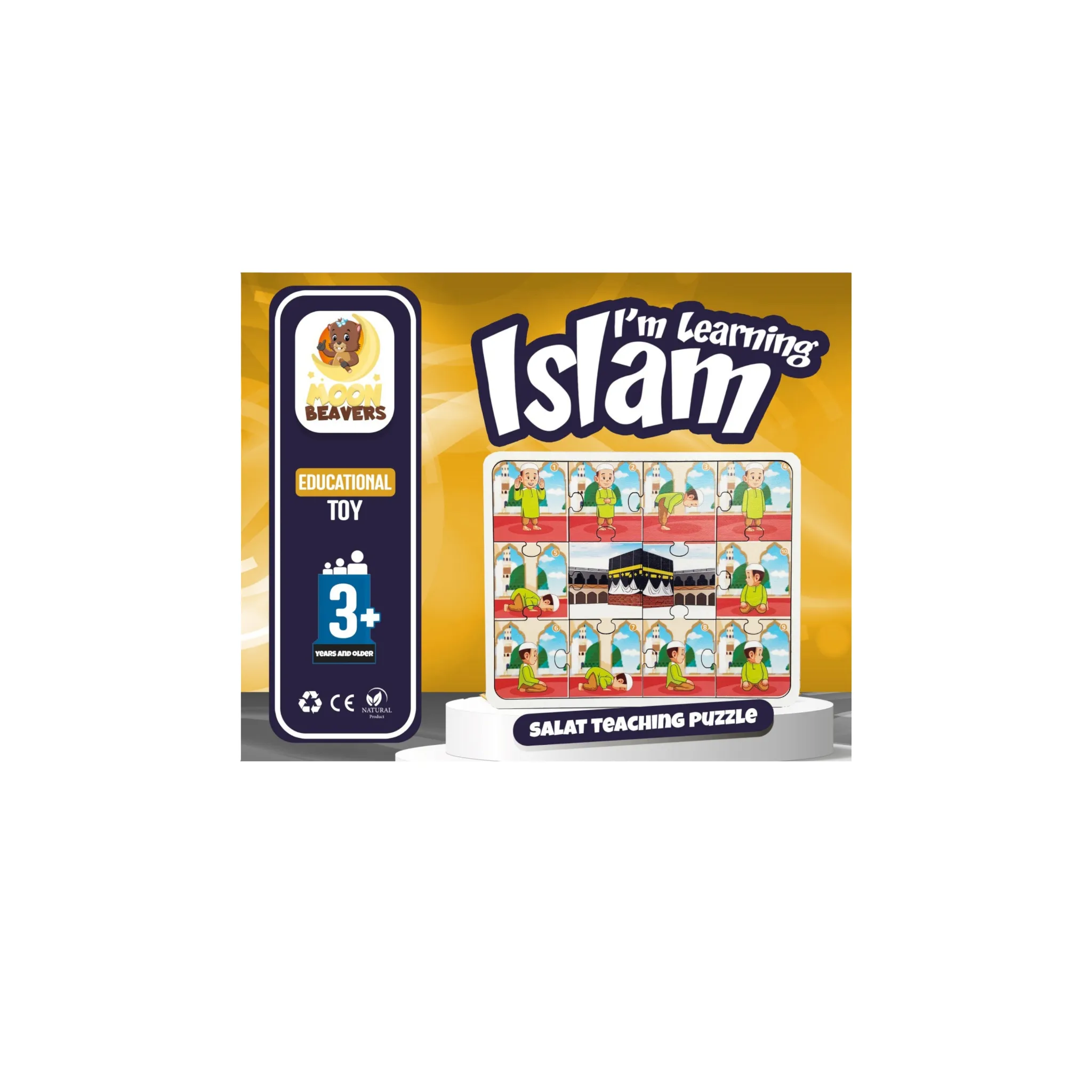 Educational Toy Salaah Teaching Puzzle Boy 16x20cm MB46