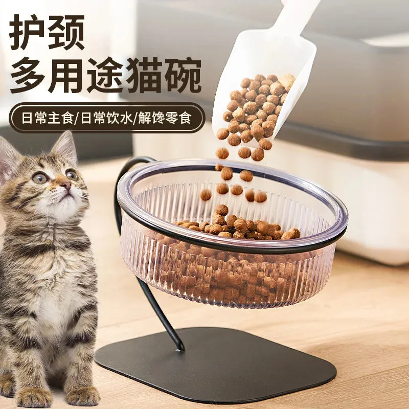 Elevated Luxury Cat Bowl with Detachable Stand