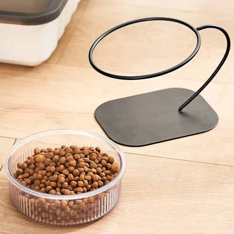 Elevated Luxury Cat Bowl with Detachable Stand