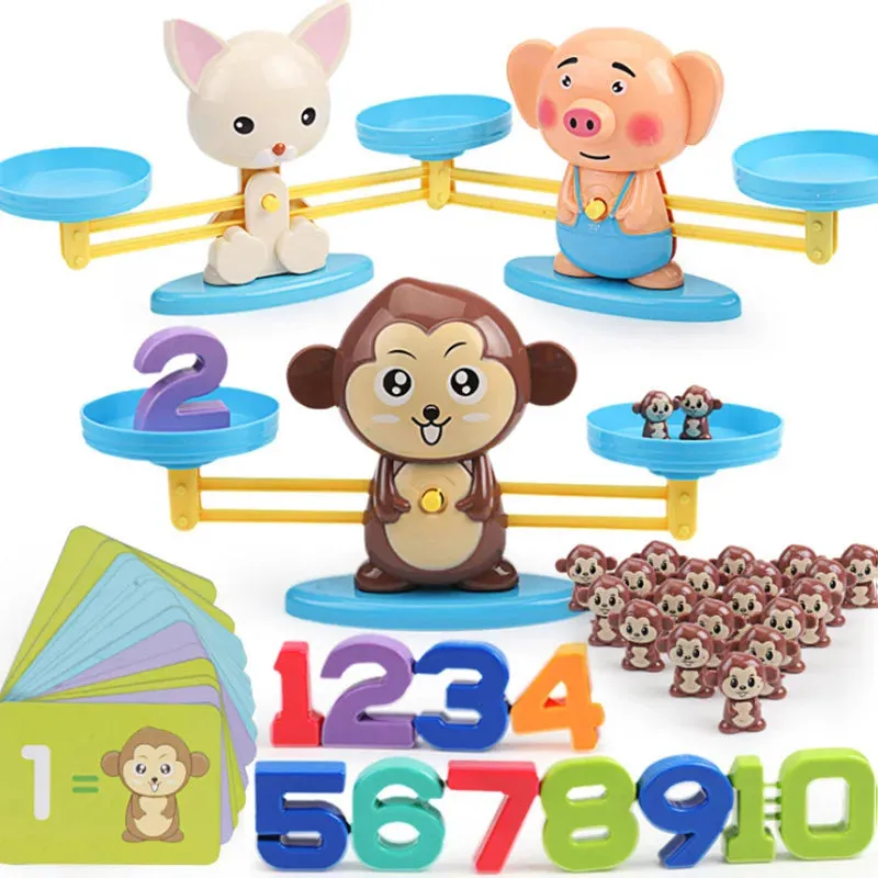 Engaging Math Balance Puzzle Game for Kids - Fun Learning Toy