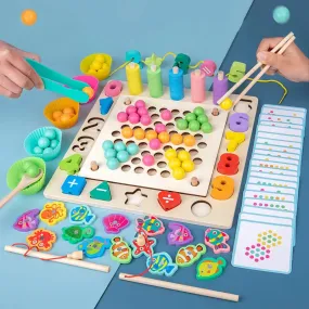 Engaging Montessori Wooden Toy Set for Skill Development & Fun