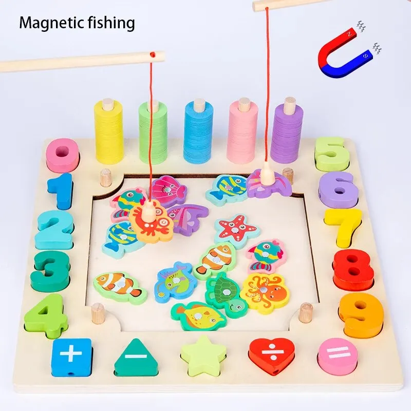 Engaging Montessori Wooden Toy Set for Skill Development & Fun