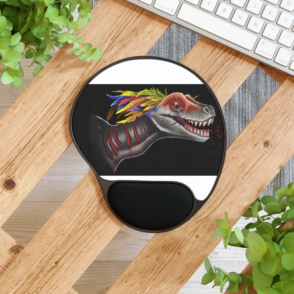 Feathered Raptor Mouse Pad With Wrist Rest