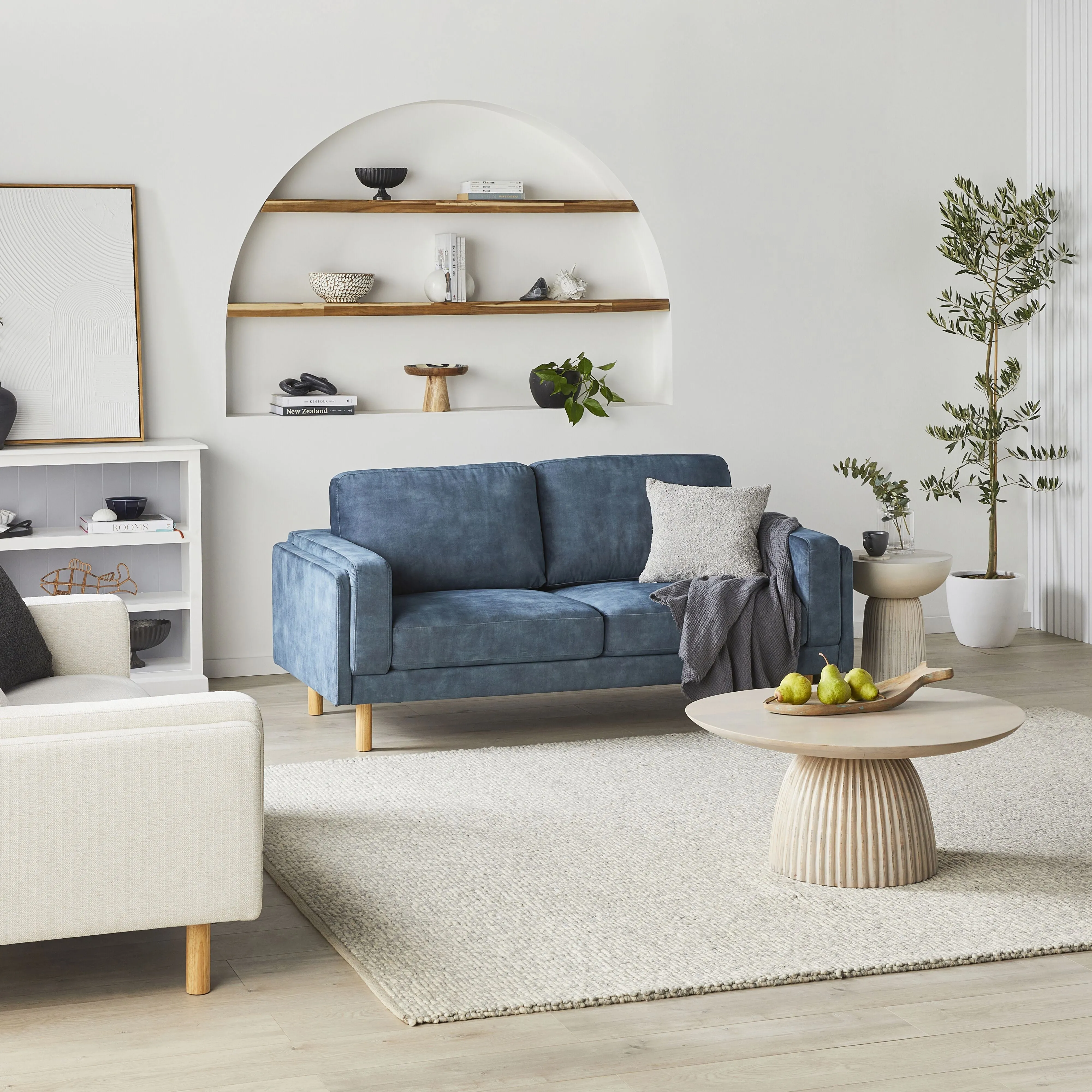 Finch 2.5 Seater Sofa Haven Denim