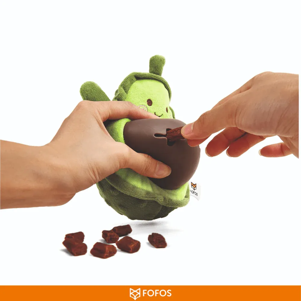 Fofos Avocado Treat Toy for Dogs | For Medium Chewers