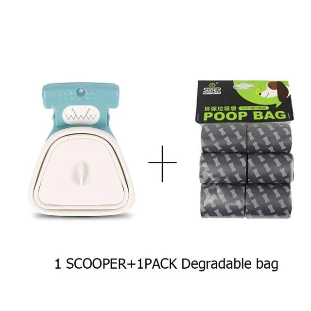 Foldable Travel Pooper Scooper With Biodegradable Eco-Friendly Bags For Dogs And Pets Hygiene