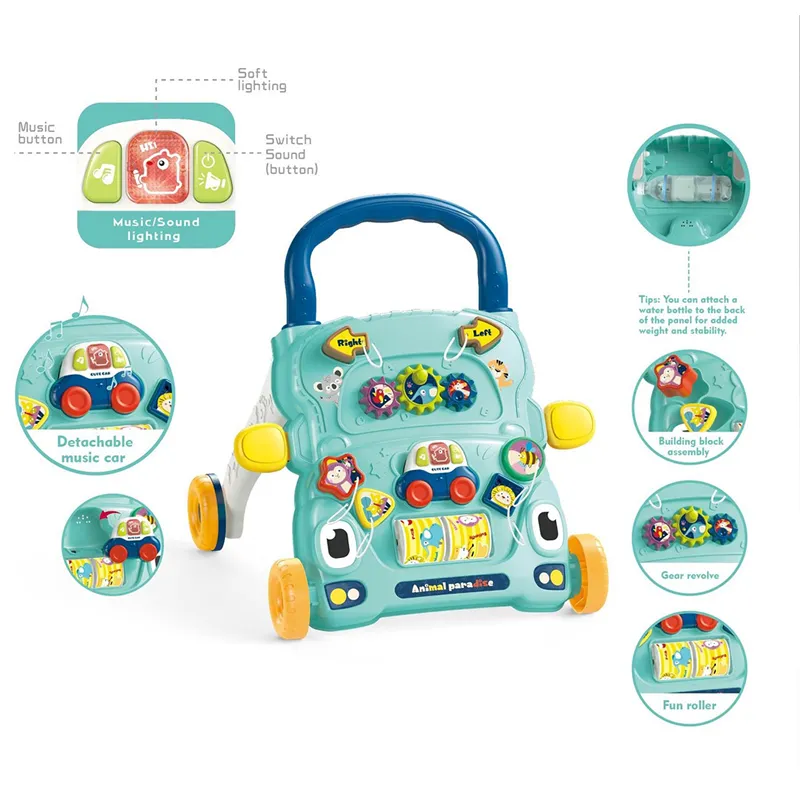 Fun Puzzle Toddler Activity Walker- Jq-6003