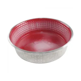 Indipets Bowl Jack & Jill Medium Candy Red Bowl for Dogs 24oz