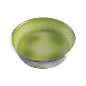 Indipets Jack & Jill Large Lime Bowl for Dogs 40oz