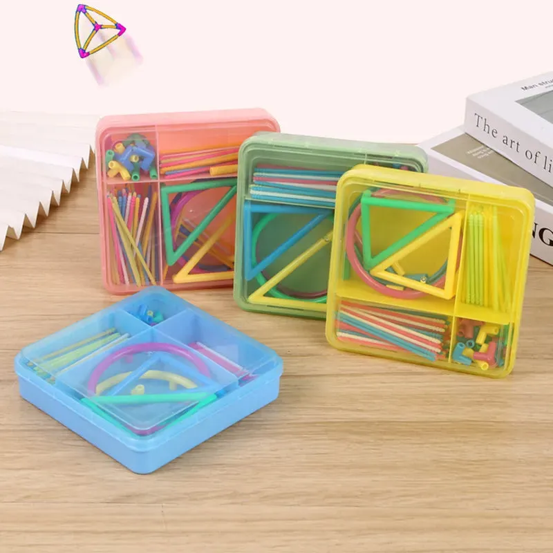 Interactive 3D Geometry Building Set - Fun Math Puzzle for Kids