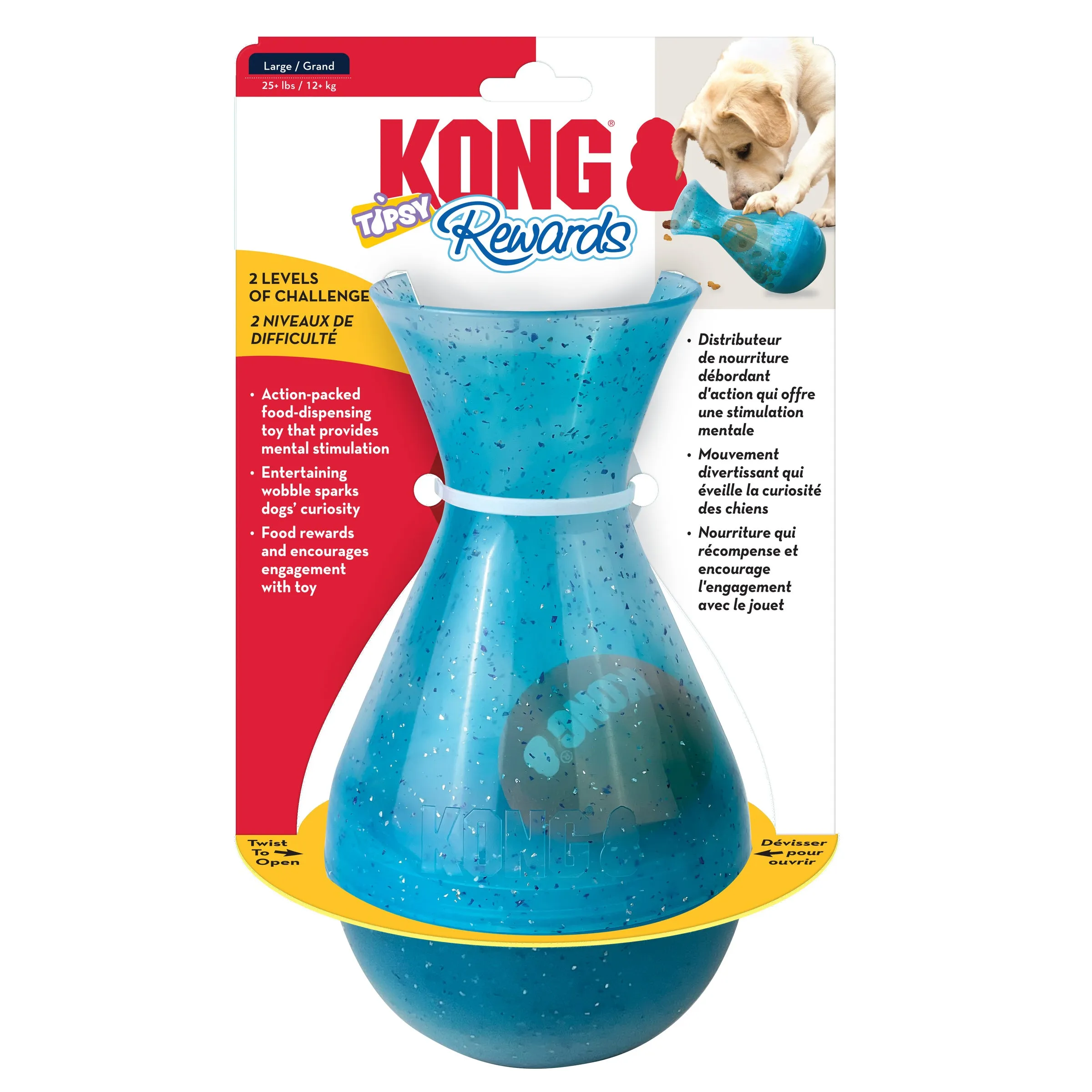 Kong - Rewards Tipsy - Treat Dispensing Toy