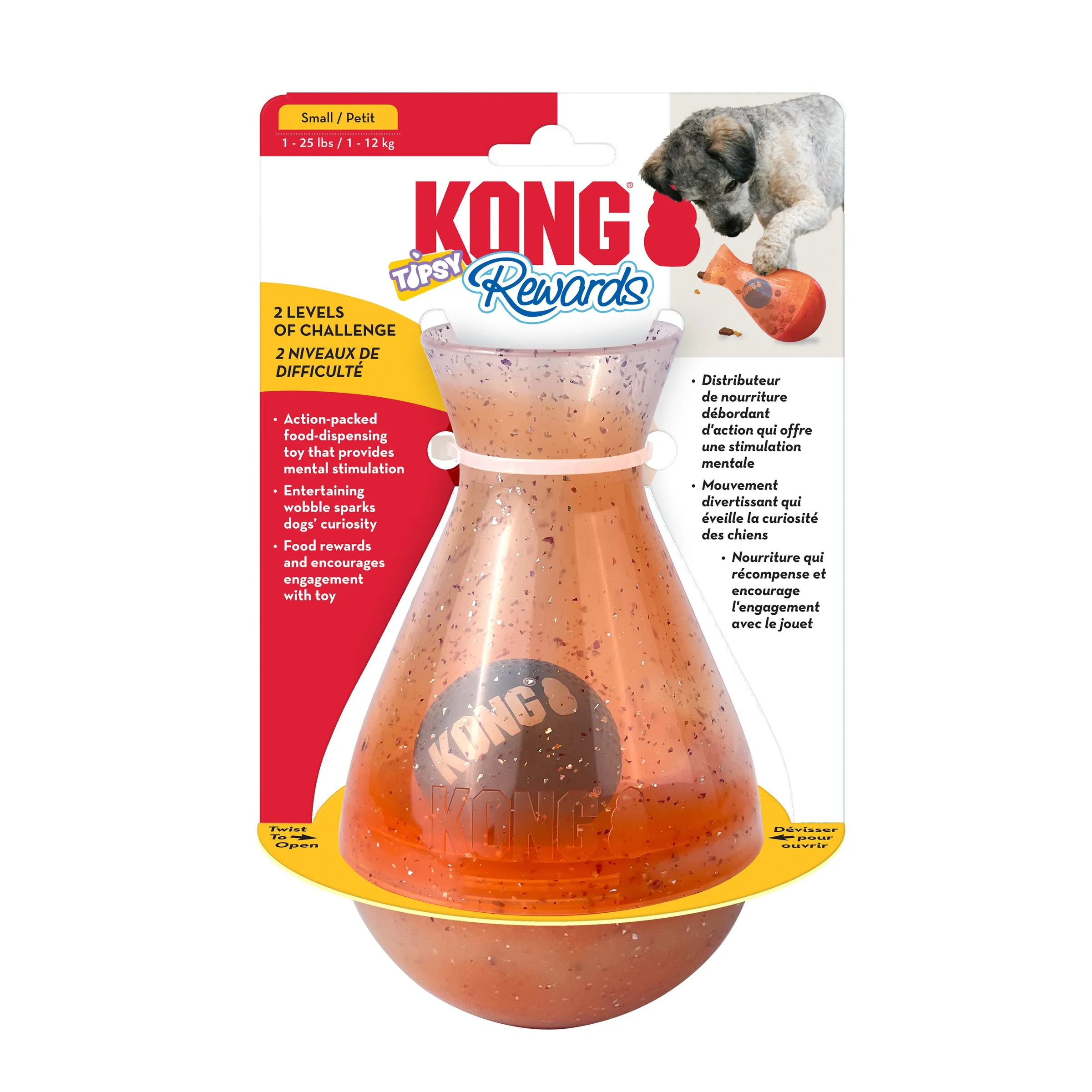 Kong - Rewards Tipsy - Treat Dispensing Toy