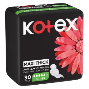 Kotex Maxi Super Protect 30's