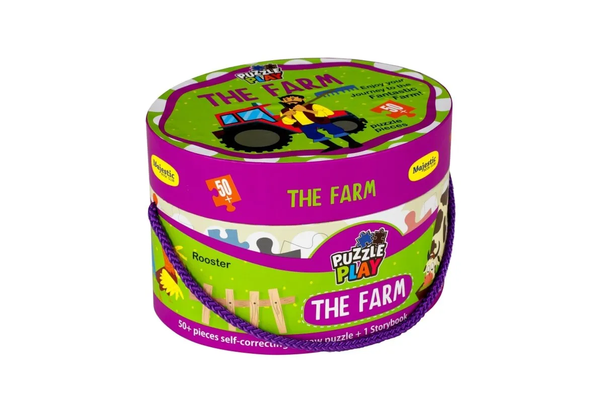 Majestic Book Club THE FARM-PUZZLE PLAY