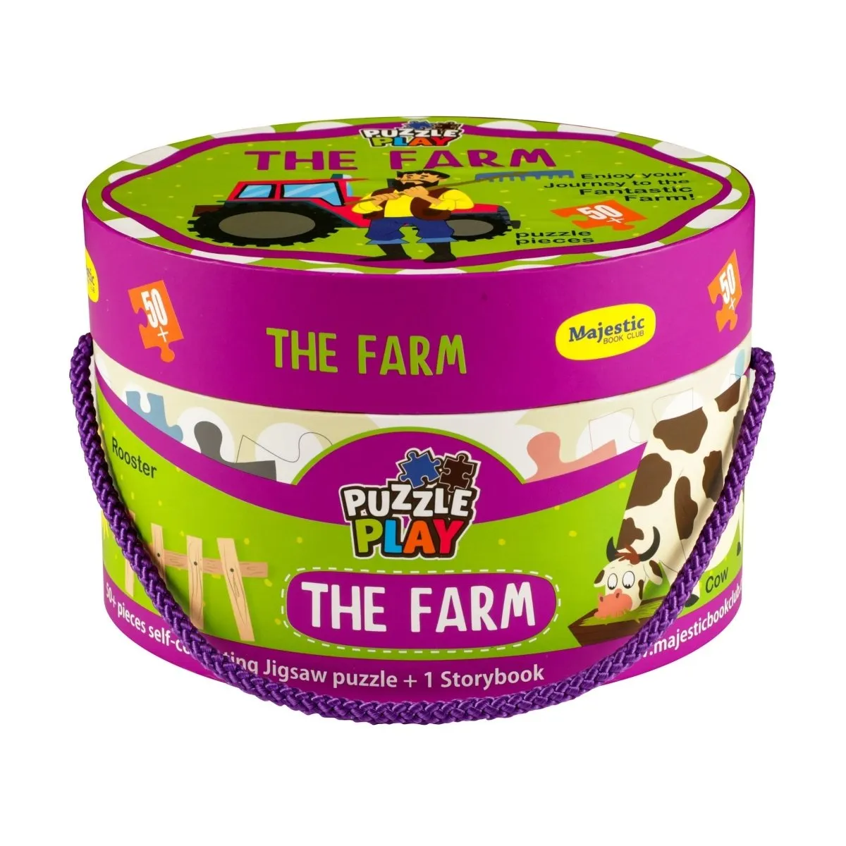 Majestic Book Club THE FARM-PUZZLE PLAY