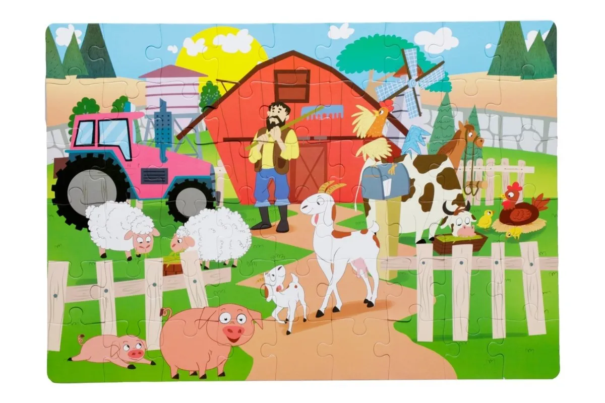 Majestic Book Club THE FARM-PUZZLE PLAY