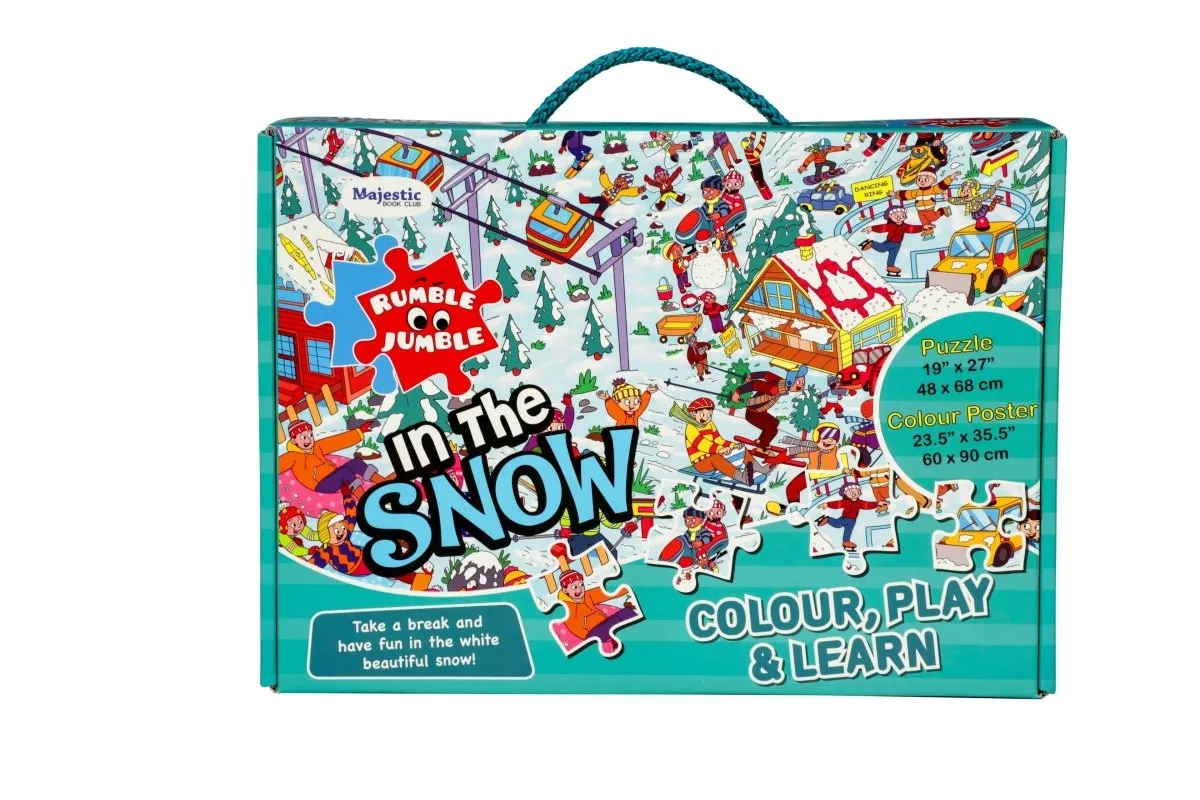 Majestic Book Club In The Snow Fun and Educational Floor Puzzle