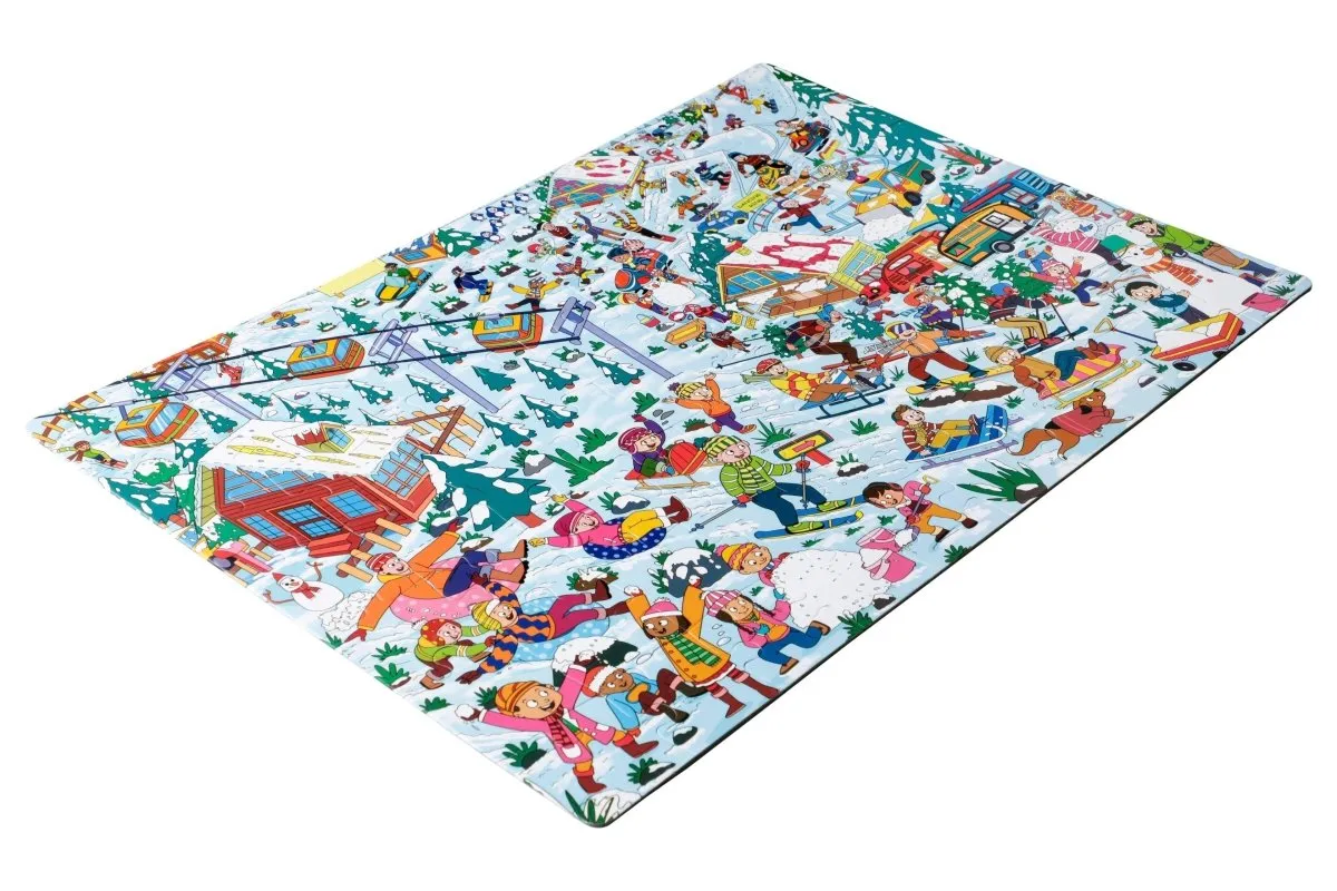 Majestic Book Club In The Snow Fun and Educational Floor Puzzle