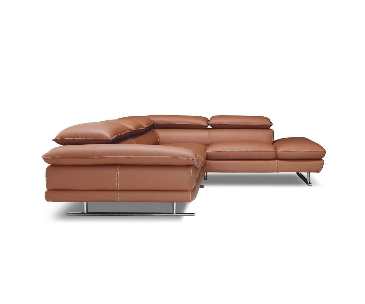 Mauro Leather Right Sectional