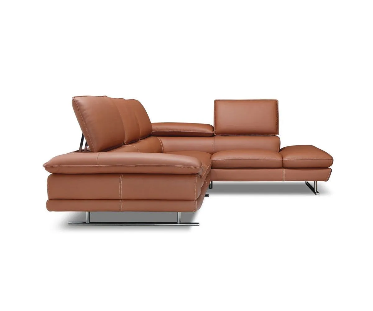 Mauro Leather Right Sectional