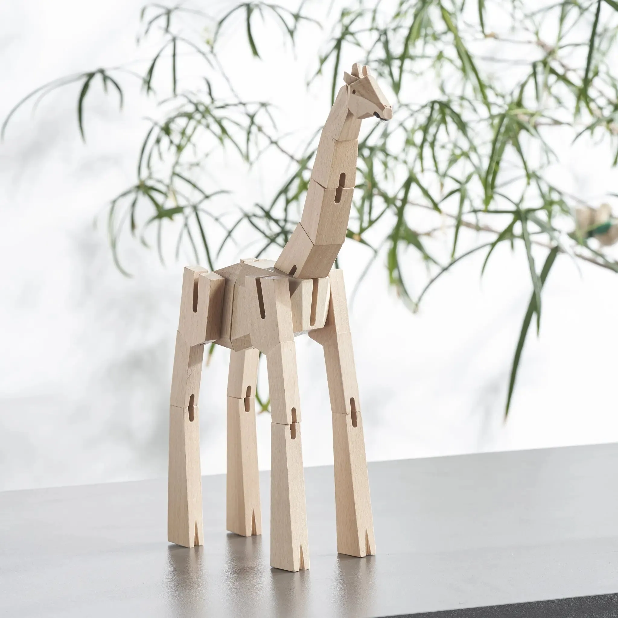 Morphits Giraffe Wooden Puzzle Toy - Creative Twists