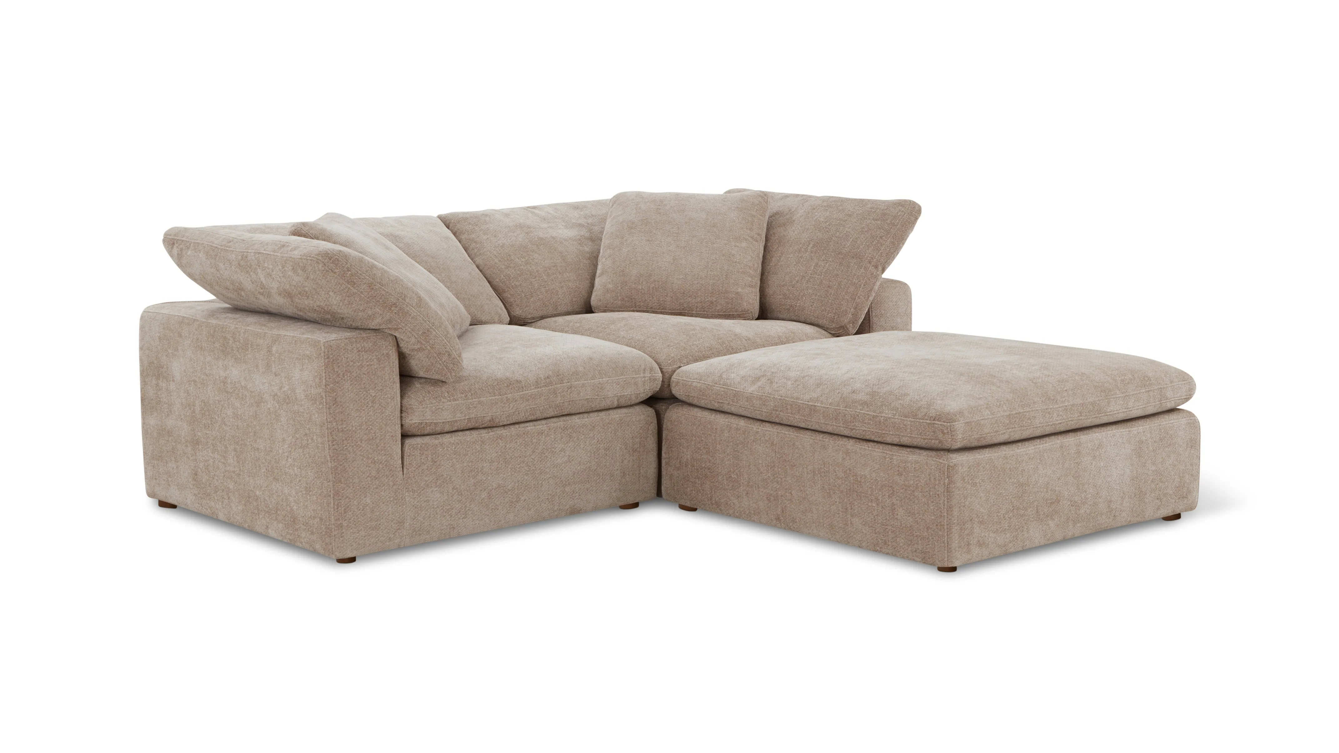 Movie Night™ 3-Piece Modular Sectional, Standard, Champagne