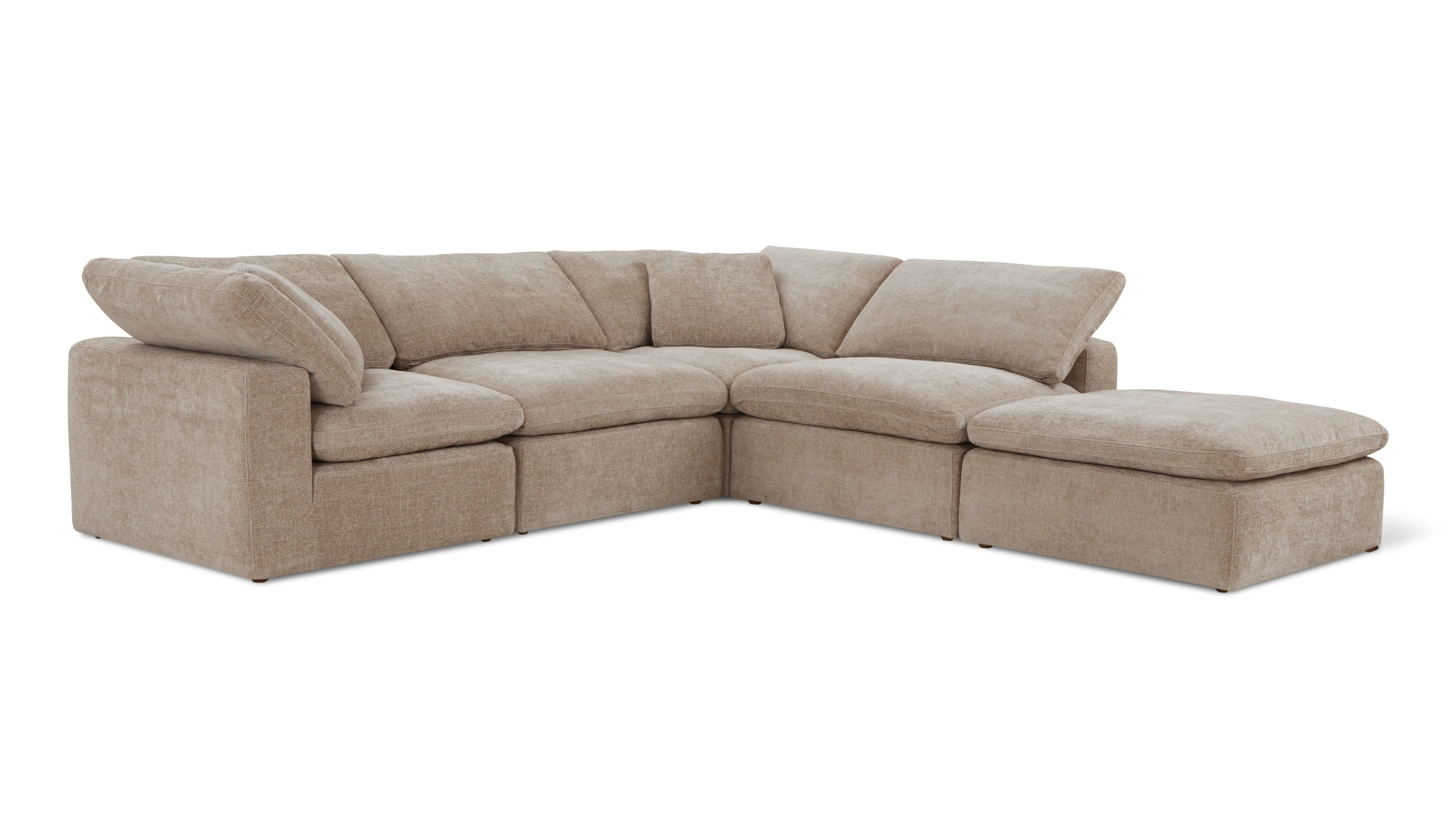 Movie Night™ 5-Piece Modular Sectional, Standard, Champagne