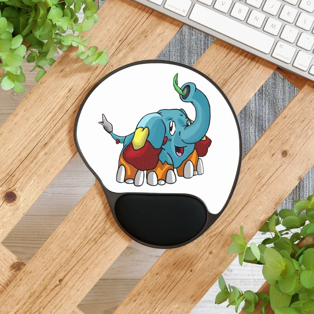 Mudphant Mouse Pad With Wrist Rest