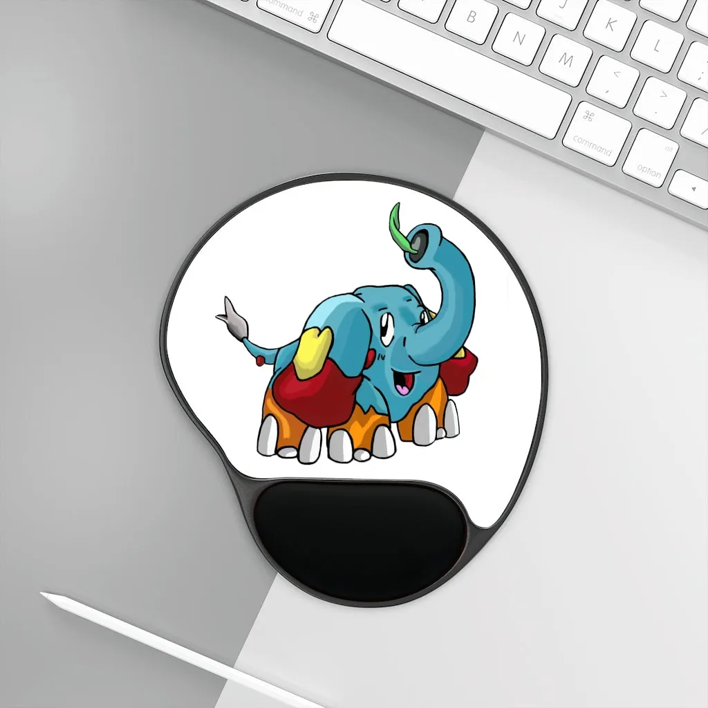 Mudphant Mouse Pad With Wrist Rest